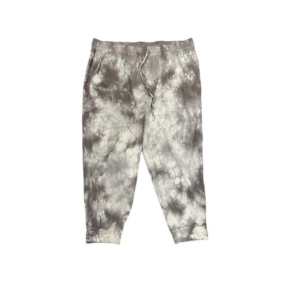 Torrid Relaxed Fit Jogger Stretch Challis Mid Rise Tie Dye Pant 3/3x - Picture 1 of 7